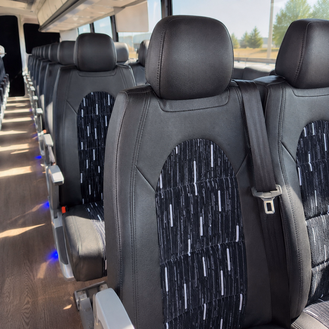 roanoke private event transportation onboard seating